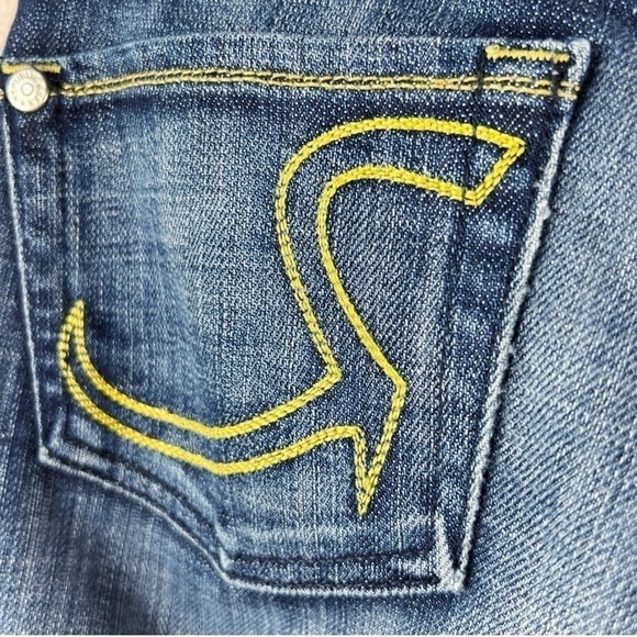 Rock & Republic Vintage Jeans Slim Cut Bootcut Low Rise Women’s Size 26 Blue Y2K - Picture 4 of 9